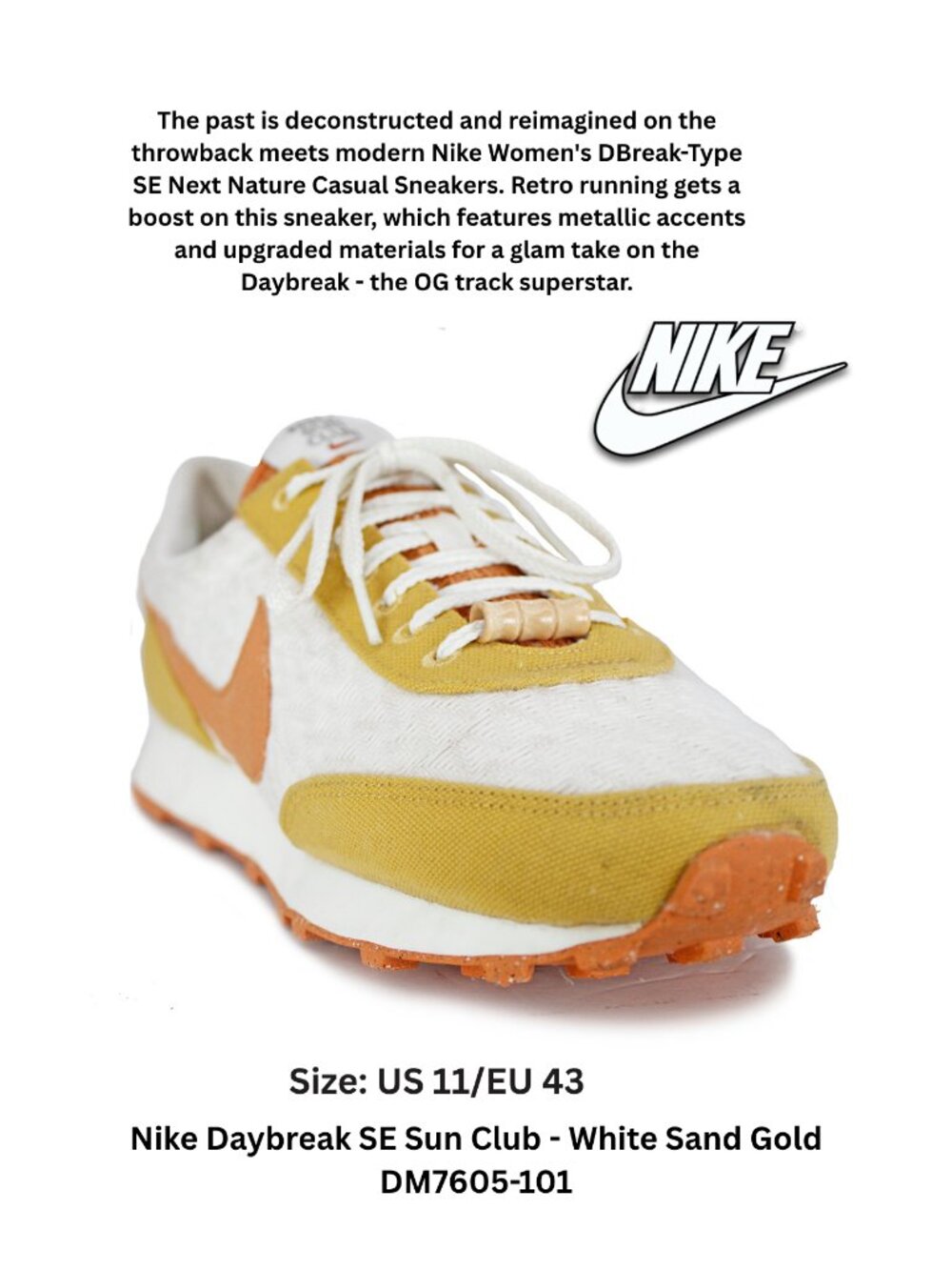 Nike Daybreak SE Sun Club - White Sand Gold DM7605-101